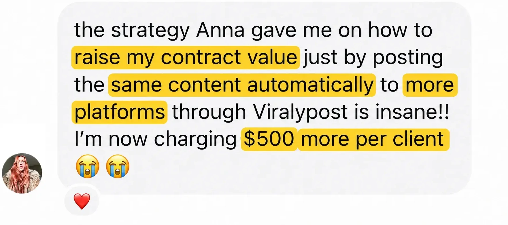Customer success story, scaled my agency with Viraly Post