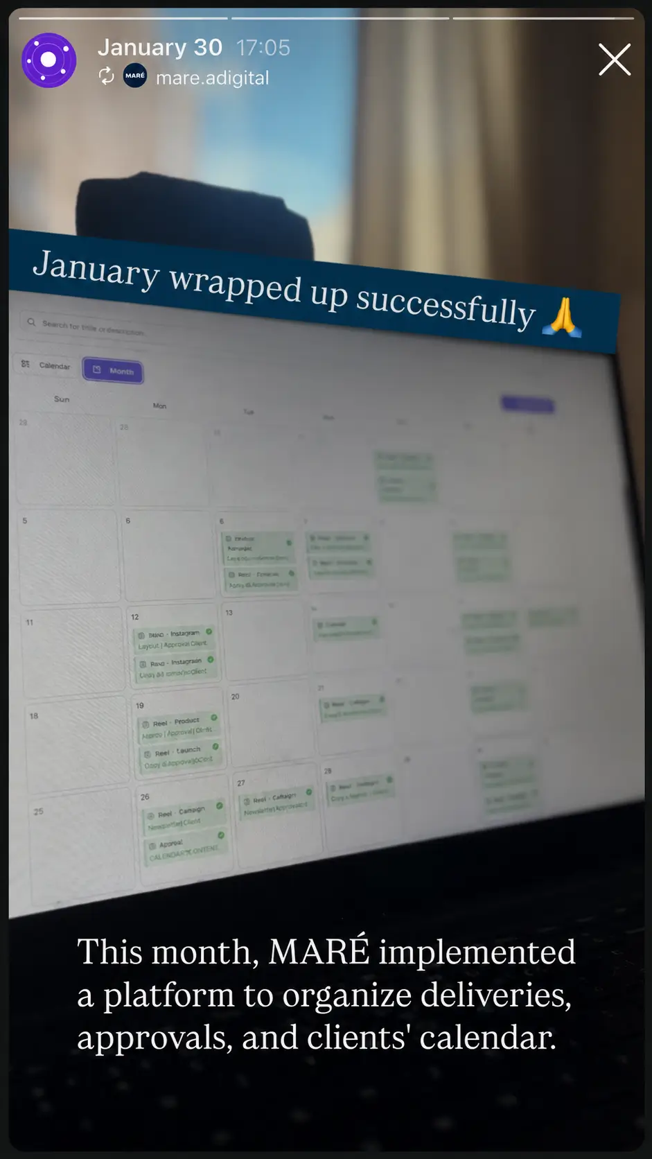 Customer story by @mare.adigital