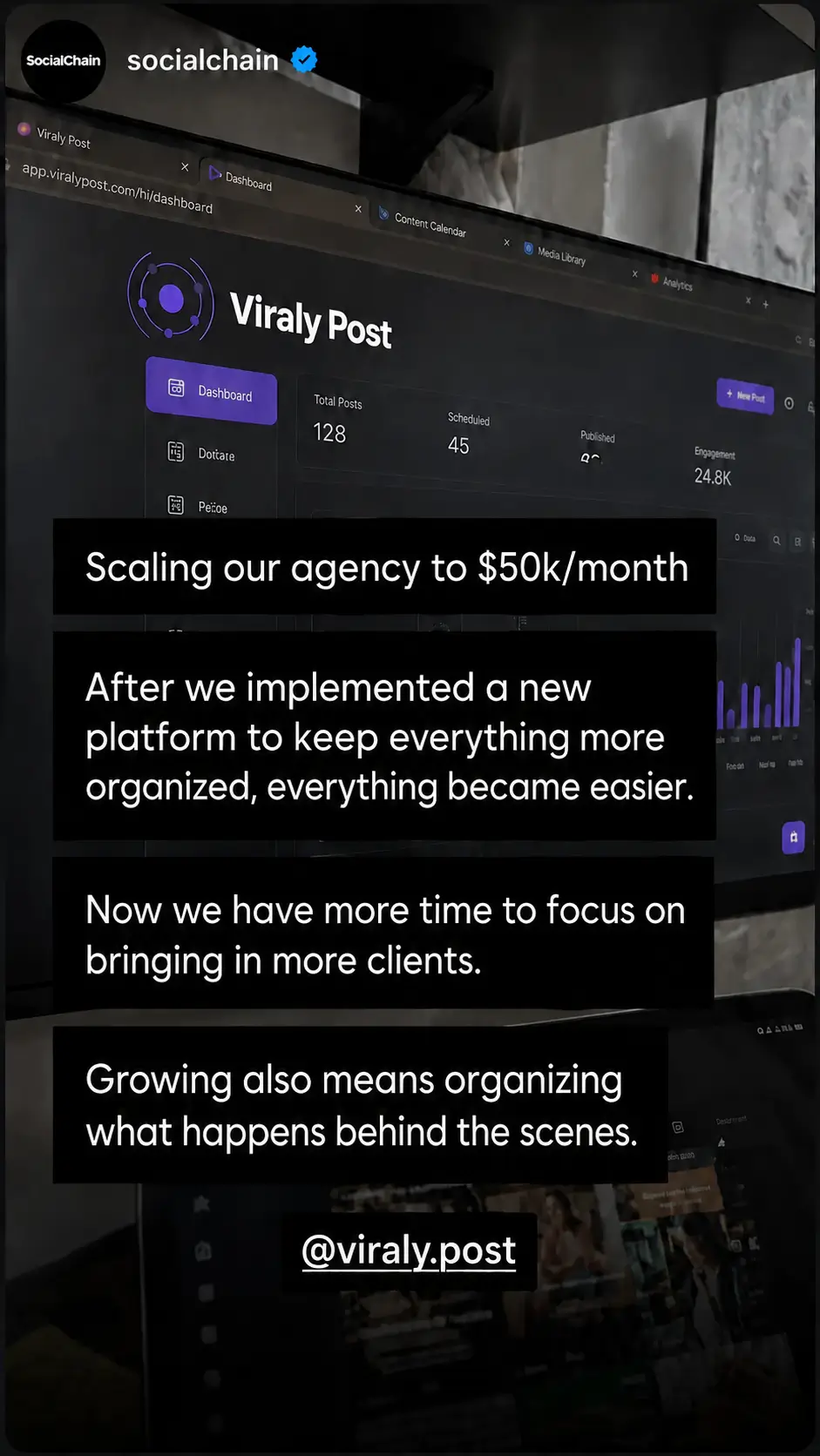Customer story by @socialchain