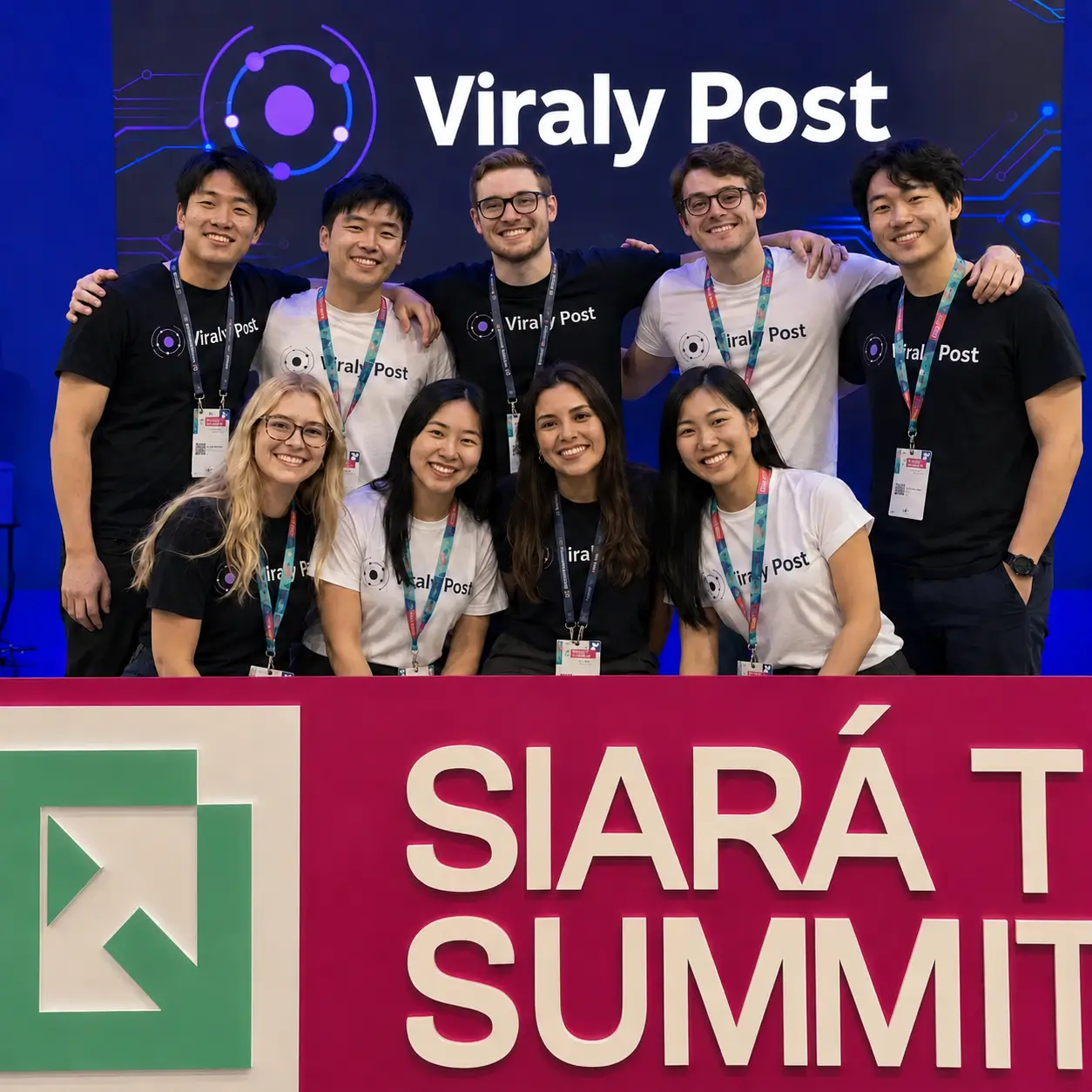 The Viraly Post team, social media managers and agency operators